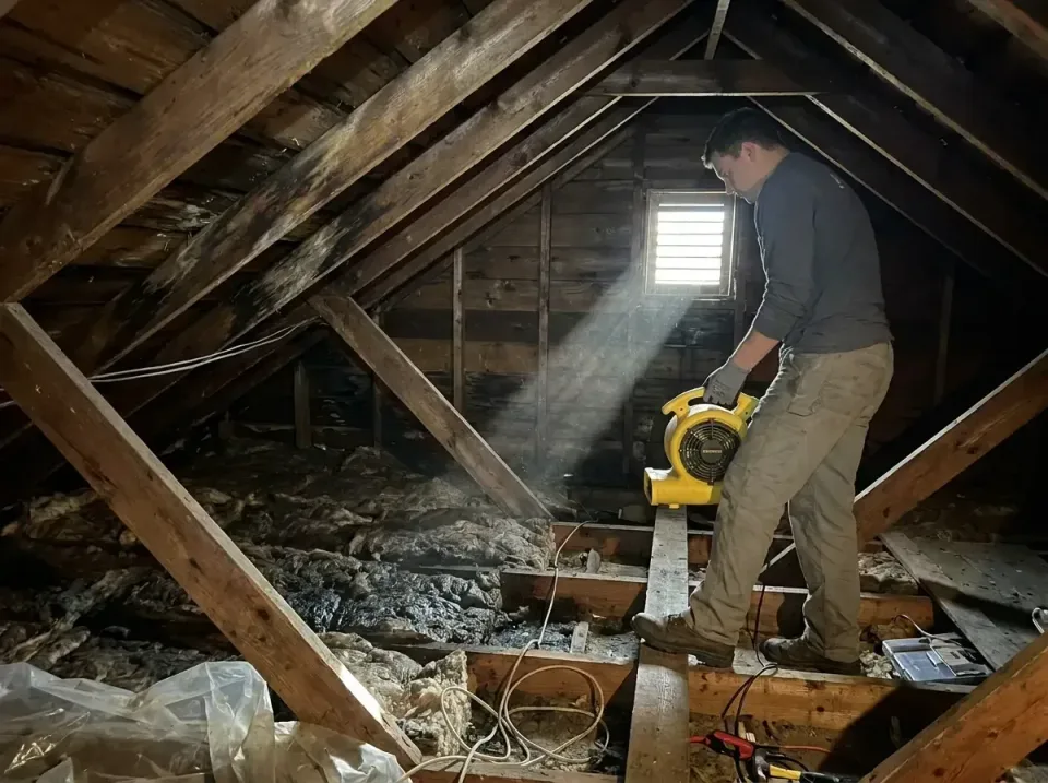 attic-water-damage-drying-proc-007 — frequently asked questions, Emergency Water Extraction & 24/7 Flood Response in Spring…